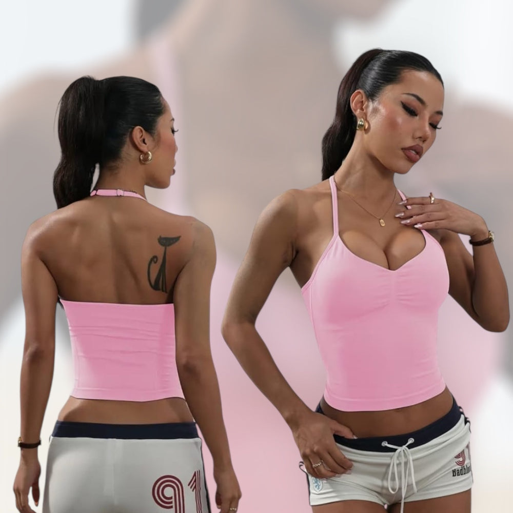 Crop top largo