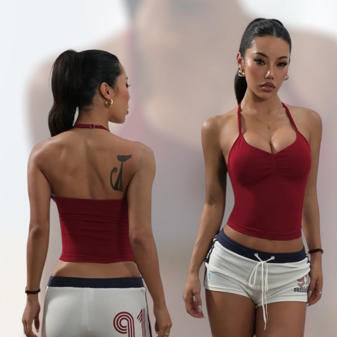 Crop top largo