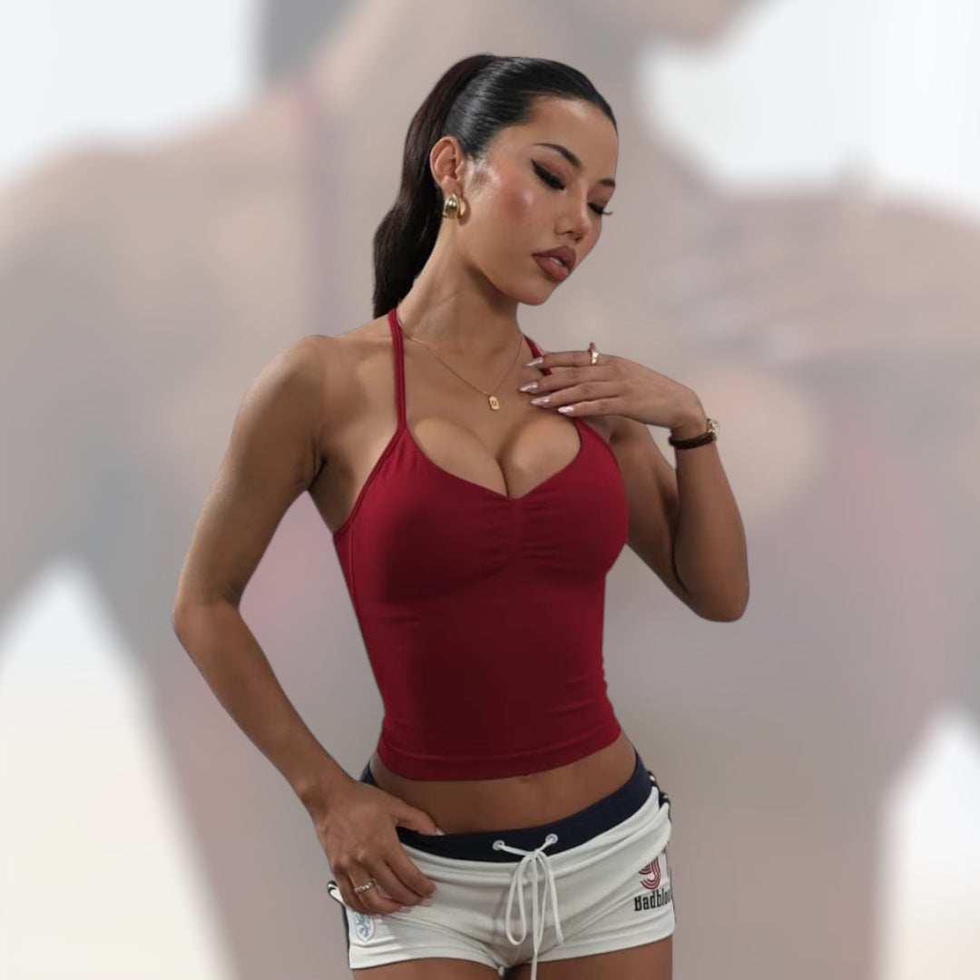 Crop top largo