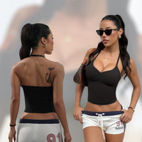 Crop top largo
