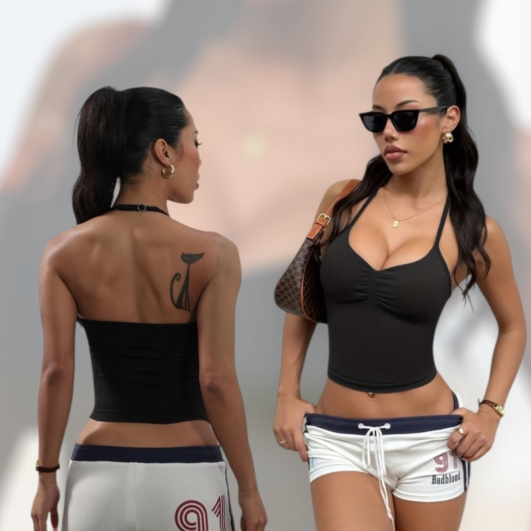 Crop top largo