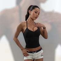 Crop top largo