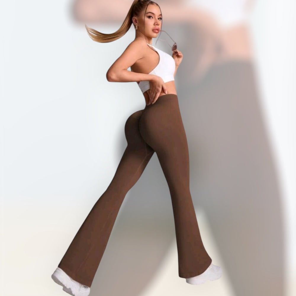 Leggins corte V bota campana
