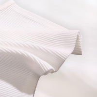 Blusa corta acanalado