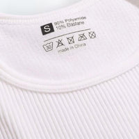 Blusa corta acanalado