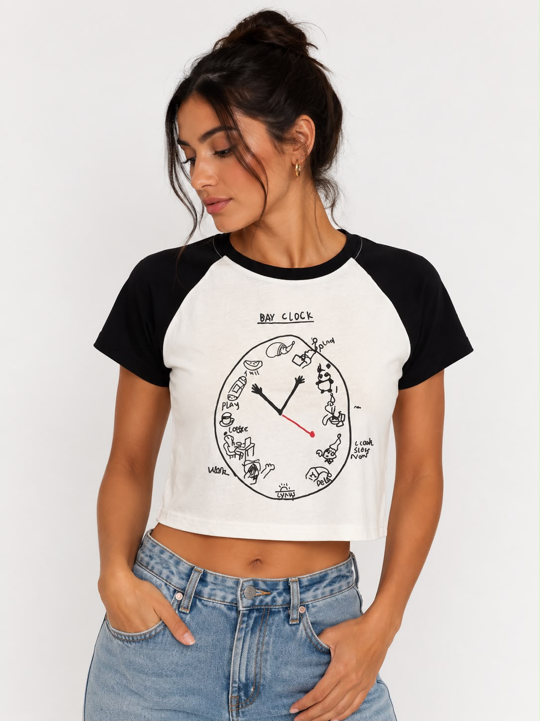 Camiseta reloj