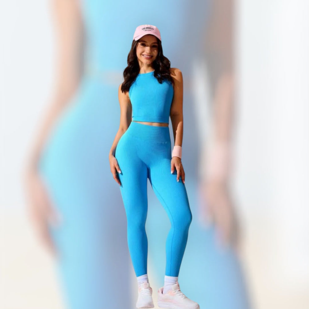 Set camisilla acanalado